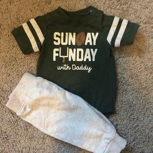 Sunday Funday Football Outfit Garanimals 0-3